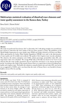 Multivariate statistical evaluation of dissolved trace elements and water quality assessment in the Karaca dam, Turkey - Unibo