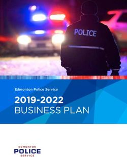 2019-2022 BUSINESS PLAN - Edmonton Police Service - Edmonton Police Commission