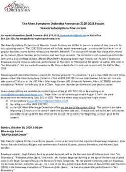The Aiken Symphony Orchestra Announces 2020-2021 Season Season Subscriptions Now on Sale