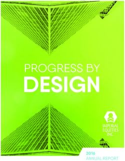 DESIGN PROGRESS BY 2016 - Imperial Equities