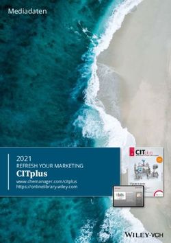 CITplus 2021 REFRESH YOUR MARKETING - Mediadaten - Wiley-VCH