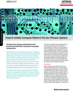 Hitachi Unified Compute Platform Pro for VMware vSphere