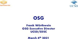 OSG UCSD/SDSC Frank Würthwein OSG Executive Director March 4th 2021 - EGI (Indico)