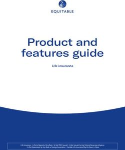 Product and features guide - Life insurance - Equitable