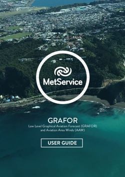 GRAFOR USER GUIDE Low Level Graphical Aviation Forecast (GRAFOR) and Aviation Area Winds (AAW) - Civil Aviation Authority of New Zealand