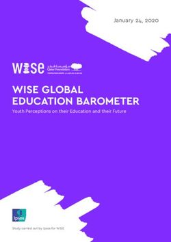 WISE GLOBAL EDUCATION BAROMETER - January 24, 2020 - Ipsos