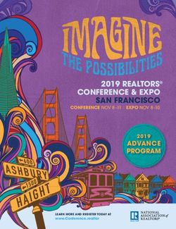 2019 REALTORS CONFERENCE & EXPO SAN FRANCISCO - CONFERENCE NOV 8 -11 | EXPO NOV 8 -10