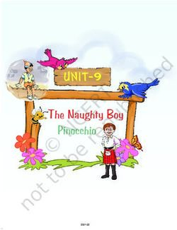 The Naughty Boy Pinocchio - UNIT-9 - NCERT