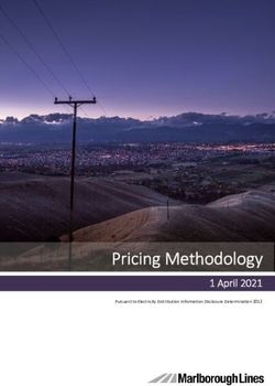 Pricing Methodology 1 April 2021 - Marlborough Lines
