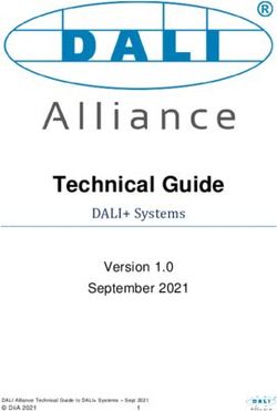 Technical Guide DALI+ Systems - Version 1.0 September 2021 - DALI Alliance
