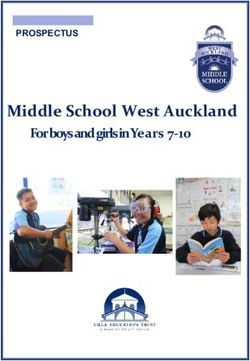 Middle School West Auckland - For boys and girls in Years 7-10 PROSPECTUS