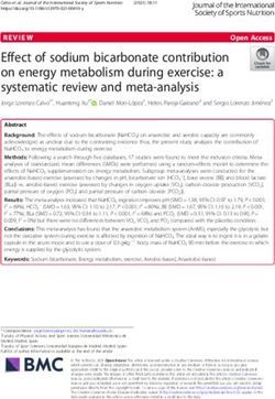 Effect of sodium bicarbonate contribution on energy metabolism during exercise: a systematic review and meta-analysis