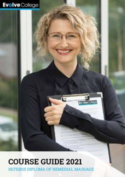 COURSE GUIDE 2021 HLT52015 DIPLOMA OF REMEDIAL MASSAGE - Amazon AWS