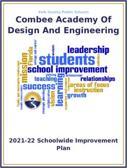 Combee Academy Of Design And Engineering - 2021-22 Schoolwide Improvement Plan - Polk County Public ...
