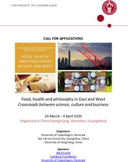 CALL FOR APPLICATIONS - Food, health and philosophy in East and West