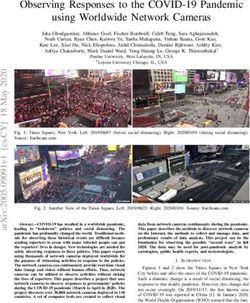 Observing Responses to the COVID-19 Pandemic using Worldwide Network Cameras - arXiv