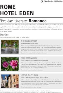 ROME HOTEL EDEN Two day itinerary: Romance - Dorchester Collection