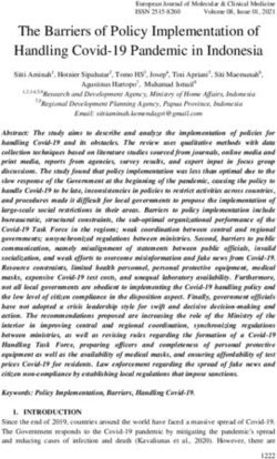 The Barriers of Policy Implementation of Handling Covid-19 Pandemic in Indonesia