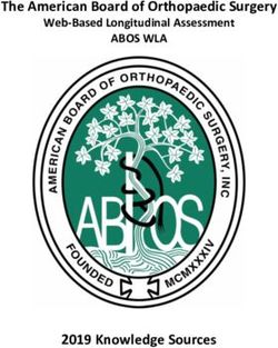 The American Board of Orthopaedic Surgery - 2019 Knowledge Sources - ABOS WLA Web-Based Longitudinal Assessment