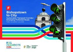 F Bishopstown to City Sustainable Transport Corridor Emerging Preferred Route Public Consultation June 2022