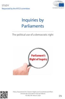 Inquiries by Parliaments - STUDY Requested by the AFCO committee - The political use of a democratic right