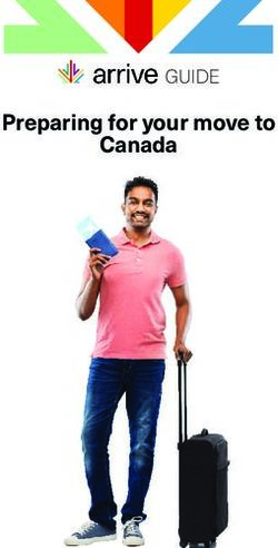 Preparing for your move to Canada - GUIDE - Arrive