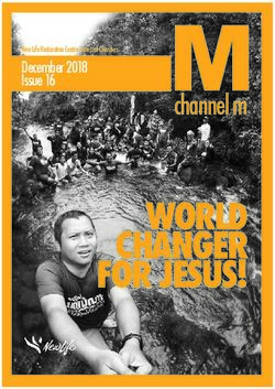 WORLD CHANGER FOR JESUS! - Mchannel m - New Life Restoration ...