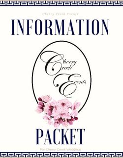 For Cherry Creek Weddings - Cherry Creek Events