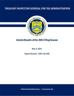 TREASURY INSPECTOR GENERAL FOR TAX ADMINISTRATION