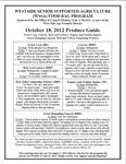 WESTSIDE SENIOR SUPPORTED AGRICULTURE FOOD BAG - PROGRAM: Review and Recommendations