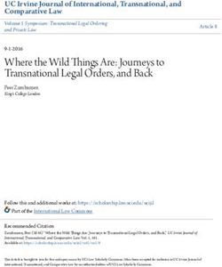 Where the Wild Things Are: Journeys to Transnational Legal Orders, and Back - UCI Law ...