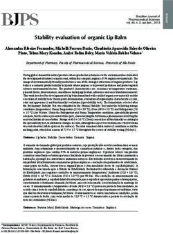 Stability evaluation of organic Lip Balm