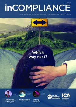 InCOMPLIANCE - Which way next? - p.27 - International Compliance Association
