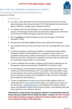 New Paid Leave Available to Employees as of April 1: The Families First Coronavirus Response Act