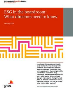 ESG in the boardroom: What directors need to know - What directors need to know: February 2019