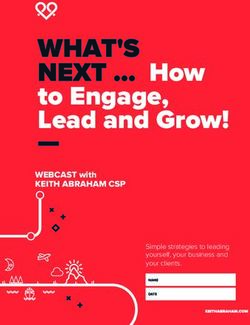 WHAT'S NEXT ... How to Engage, Lead and Grow! - WEBCAST with KEITH ABRAHAM CSP - Financial ...