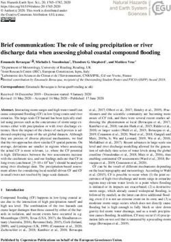 Brief communication: The role of using precipitation or river discharge data when assessing global coastal compound flooding - Articles