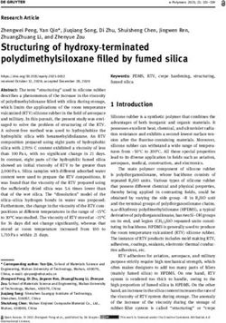 Structuring of hydroxy-terminated polydimethylsiloxane filled by fumed silica