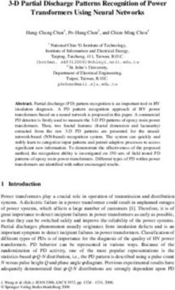 3-D Partial Discharge Patterns Recognition of Power Transformers Using Neural Networks