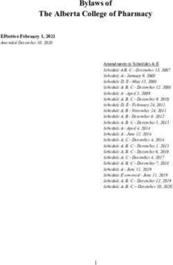 Bylaws of The Alberta College of Pharmacy