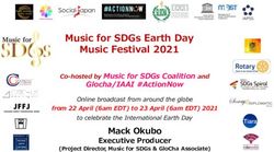 Music for SDGs Earth Day Music Festival 2021 - MackGlobe.com