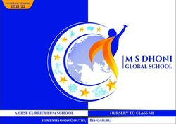 M S DHONI GLOBAL SCHOOL 2021-22 - School Admission Fair
