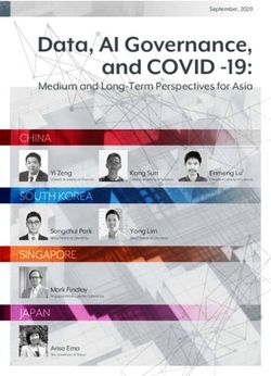 Data, AI Governance, and COVID -19: SOUTH KOREA