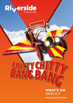 WHAT'S ON SPRING 2019 RIVERSIDETHEATRE.ORG.UK - Riverside Theatre