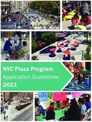 NYC Plaza Program Application Guidelines 2021