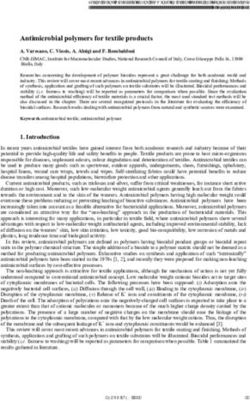 Antimicrobial polymers for textile products - Pintler Medical