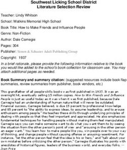 Southwest Licking School District Literature Selection Review