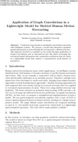 Application of Graph Convolutions in a Lightweight Model for Skeletal Human Motion Forecasting