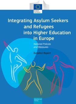 Integrating Asylum Seekers and Refugees into Higher Education in Europe - National Policies and Measures - Anefore