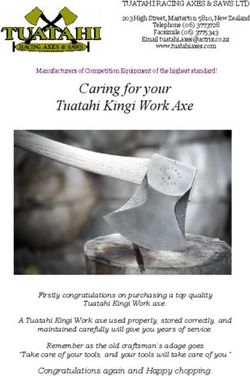 Caring for your Tuatahi Kingi Work Axe
